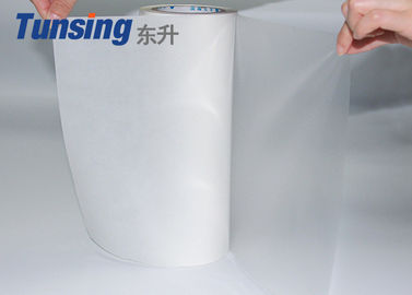 High adhesion for fabric to fabric / textile to fabric / embroidery / patches bonding 0.08mm PO hot melt adhesive film